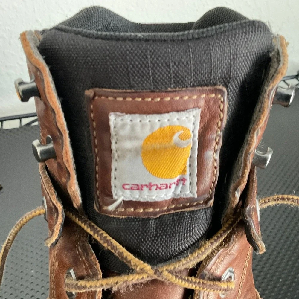 Carhartt Ground Force CME6355 Brown Waterproof Composite Toe Work Boots Mens 12M